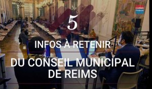 REIMS. Cinq infos à retenir du conseil municipal de Reims MARS 2021 