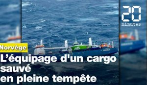 Norvège: L'équipage d'un cargo sauvé en pleine tempête