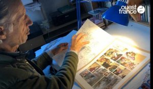 VIDÉO. Angers : Benoît du Pelloux auteur de bande dessinée dévoile les secrets de fabrication de "Tracnar & Faribol"