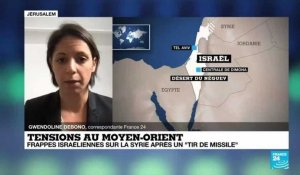 Tensions au Moyen-Orient : frappes israéliennes sur la Syrie après un "tir de missile"