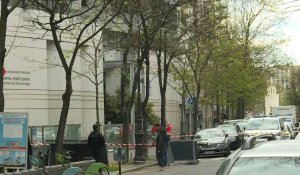 Fusillade à Paris: la police devant l'hôpital Henry Dunant