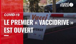 VIDÉO. Covid 19 : le premier « vaccidrive » de France est ouvert