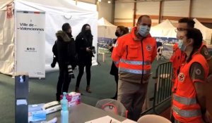 Le centre de vaccination Jean Mineur se prépare à recevoir la visite Emmanuel Macron à Valenciennes