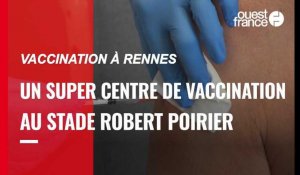 VIDÉO. Rennes. Le stade Robert Poirier va devenir un super centre de vaccination 