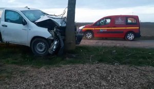 Arrageois: accident de la circulation à Hamelincourt