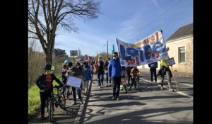 VIDÉO. 120 personnes ont manifesté lors d’une marche pour le climat près d'Angers