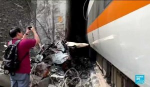 Accident ferroviaire à Taiwan : le déraillement d'un train fait des dizaines de morts