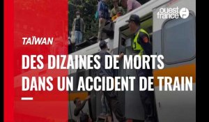 VIDÉO. Taïwan : Des dizaines de morts dans  un accident de train