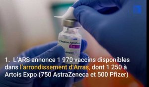 Arras - Bapaume : cinq choses à savoir avant le week-end de vaccination