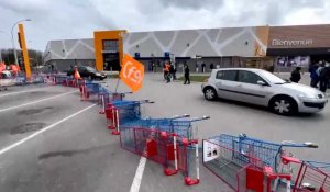 Grève des salariés de Carrefour