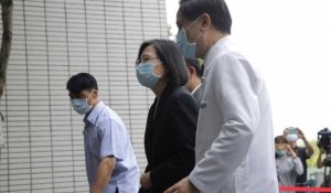 Taïwan: la présidente se rend à l'hôpital et la morgue après la catastrophe ferroviaire meurtrière