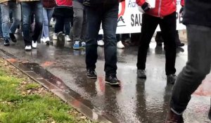 Marche de soutien aux salariés de PSA Douvrin