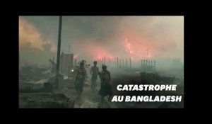 45.000 Rohingyas déplacés après un gigantesque incendie au Bangladesh