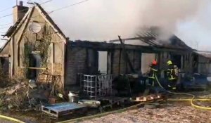 Un incendie détruit une habitation à Selles