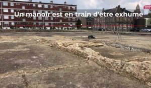 Un manoir est en train d'être exhumé à Amiens