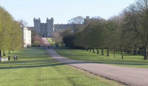 Images du château de Windsor avant les funérailles du prince Philip