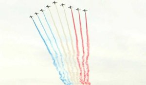 14-Juillet: défilé aérien au-dessus de la place de la Concorde