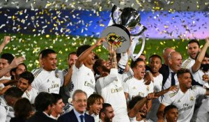 Football: le Real Madrid sacré champion d'Espagne pour la 34e fois
