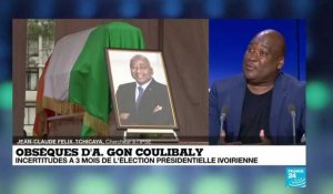 Obsèques d'A.Gon Coulibaly : cérémonie d'inhumation du 1er ministre ivoirien