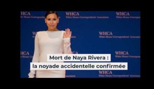 Mort de Naya Rivera : la noyade accidentelle confirmée