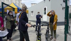 Inauguration d'une piste cyclo-piétonne à Molenbeek