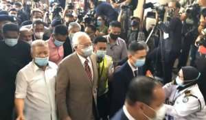 Malaisie: Najib Razak arrive au tribunal pour le verdict du procès pour corruption