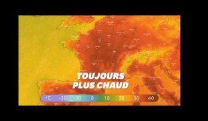 Par où passera l'important pic de chaleur en France?
