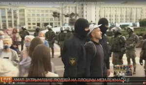 Des manifestants arrêtés à Minsk