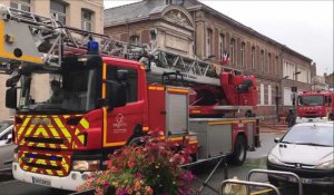Incendie de l'ex-IUFM à Douai