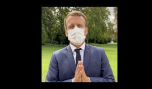 Emmanuel Macron : sa faute de français dans son message aux élèves (vidéo)