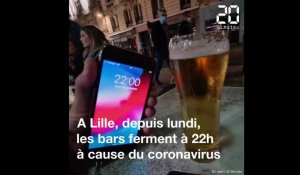 Les patrons de bars de Lille manifestent contre la fermeture à 22h