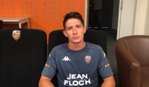 Laurent Abergel, milieu de terrain du FC Lorient