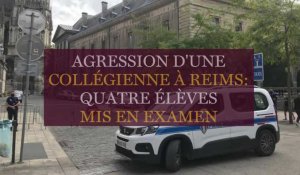 Agression d'une collégienne à Reims: quatre élèves mis en examen