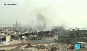 Nouvel incendie à Beyrouth : l'entrepôt touché, abritait de l'aide alimentaire