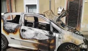 Incendie d'une voiture à Bracquegnies