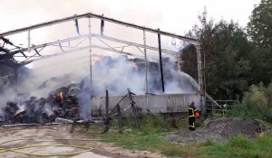 Mingoval : incendie de deux hangars