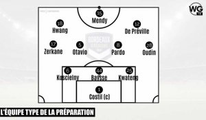 L’équipe type de la préparation des Girondins