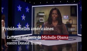 Présidentielles américaines: l'attaque cinglante de Michelle Obama contre Donald Trump