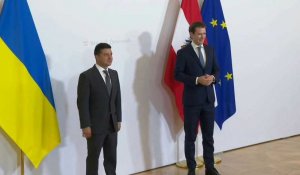Le président ukrainien Zelensky rencontre le chancelier autrichien Sebastian Kurz à Vienne