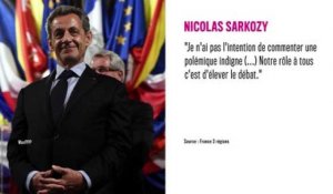 Nicolas Sarkozy accusé de racisme : Il juge la polémique "indigne"