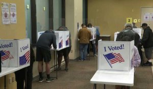 Des électeurs américains participent au vote anticipé de l'élection présidentielle