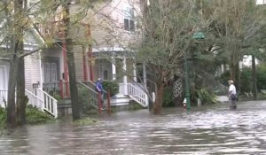 Ouragan Sally: des rues inondées à Pensacola en Floride