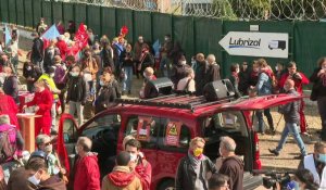 Manifestation pour le premier anniversaire de l'incendie de Lubrizol