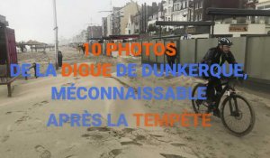 10 photos de la digue de Dunkerque, méconnaissable après la tempête