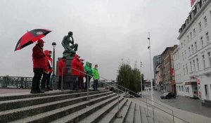 Manifestation place buisset charleroi