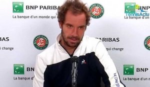 Roland-Garros 2020 - Richard Gasquet : "Il est clair qu'il faut venir à la vidéo... C'était monstrueux à Rome mais Mladenovic, c'est un scandale