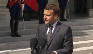 Emmanuel Macron réagit à la situation en Méditérranée orientale