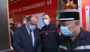 Incendie de la cathédrale de Nantes: Jean Castex arrive sur place