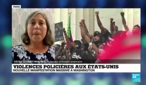 Violences policières aux Etats-Unis : nouvelle manifestation à Washington