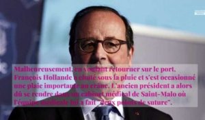 François Hollande blessé à la tête : Julie Gayet ironise sur sa chute